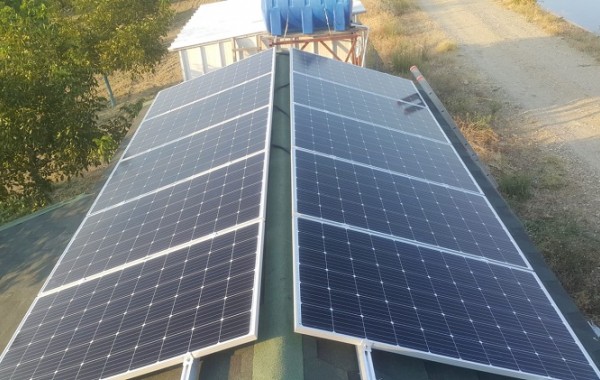 Çanakkale /Lapseki  ceviz bahçesi anahtar teslim 5 kW  Off grid sistem kurulumu
