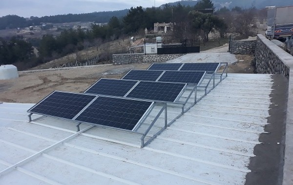 İzmir Çeşme 2.6 kWp Off Grid  ulucak bağ evi