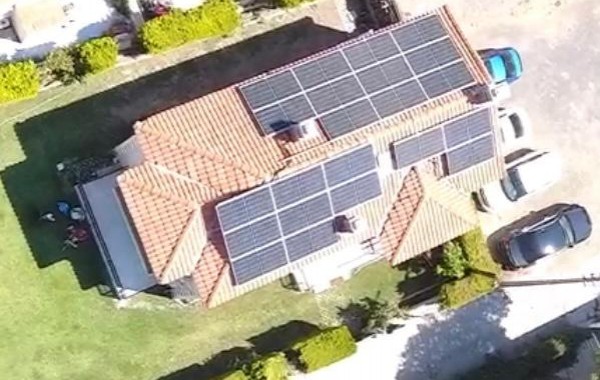 İzmir Foça  Villa 2 10 kWe Ac Anahtar Teslim On Grid Hybrid Kurulumu